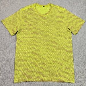Lululemon Men's Size L Metal Vent Tech Short Sleeve Gym Workout T Shirt Large